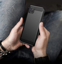 Load image into Gallery viewer, Samsung Galaxy A22 5G Slim Soft Flexible Carbon Fiber Brush Metal Style TPU Case