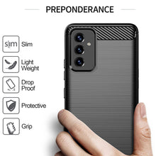 Load image into Gallery viewer, Samsung Galaxy Quantum 2 / Galaxy A82 Slim Soft Flexible Carbon Fiber Brush Metal Style TPU Case