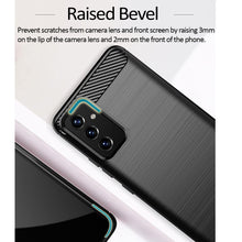 Load image into Gallery viewer, Samsung Galaxy Quantum 2 / Galaxy A82 Slim Soft Flexible Carbon Fiber Brush Metal Style TPU Case