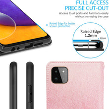 Load image into Gallery viewer, Samsung Galaxy A22 5G Wallet Case - RFID Blocking Leather Folio Phone Pouch - CarryALL Series