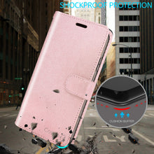 Load image into Gallery viewer, Samsung Galaxy S21 FE Wallet Case - RFID Blocking Leather Folio Phone Pouch - CarryALL Series