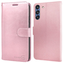 Load image into Gallery viewer, Samsung Galaxy S21 FE Wallet Case - RFID Blocking Leather Folio Phone Pouch - CarryALL Series