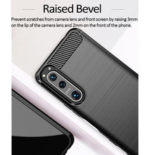 Load image into Gallery viewer, Sony Xperia 5 III Slim Soft Flexible Carbon Fiber Brush Metal Style TPU Case