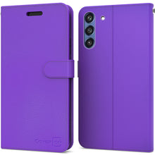 Load image into Gallery viewer, Samsung Galaxy S21 FE Wallet Case - RFID Blocking Leather Folio Phone Pouch - CarryALL Series