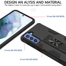 Load image into Gallery viewer, Samsung Galaxy S21 FE Case with Magnetic Kickstand Ring