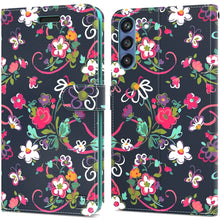 Load image into Gallery viewer, Samsung Galaxy S21 FE Wallet Case - RFID Blocking Leather Folio Phone Pouch - CarryALL Series
