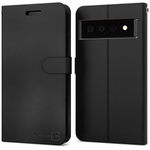 Load image into Gallery viewer, Google Pixel 6 Wallet Case - RFID Blocking Leather Folio Phone Pouch - CarryALL Series