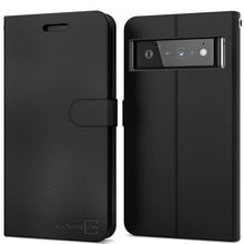 Load image into Gallery viewer, Google Pixel 6 Pro Wallet Case - RFID Blocking Leather Folio Phone Pouch - CarryALL Series