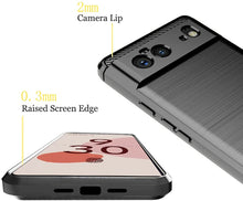 Load image into Gallery viewer, Google Pixel 6 Slim Soft Flexible Carbon Fiber Brush Metal Style TPU Case