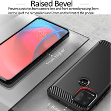 Load image into Gallery viewer, Motorola Moto G Stylus 5G Slim Soft Flexible Carbon Fiber Brush Metal Style TPU Case
