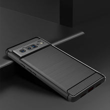 Load image into Gallery viewer, Google Pixel 6 Pro Slim Soft Flexible Carbon Fiber Brush Metal Style TPU Case