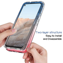 Load image into Gallery viewer, Google Pixel 5a Clear Case Full Body Colorful Phone Cover - Gradient Series