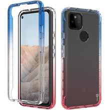 Load image into Gallery viewer, Google Pixel 5a Clear Case Full Body Colorful Phone Cover - Gradient Series