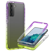 Load image into Gallery viewer, Samsung Galaxy S21 FE Clear Case Full Body Colorful Phone Cover - Gradient Series