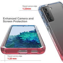 Load image into Gallery viewer, Samsung Galaxy S21 FE Clear Case Full Body Colorful Phone Cover - Gradient Series