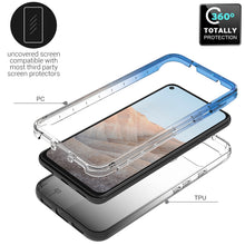 Load image into Gallery viewer, Google Pixel 5a Clear Case Full Body Colorful Phone Cover - Gradient Series