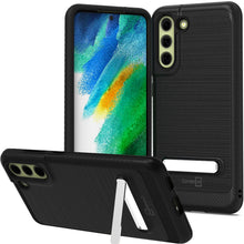 Load image into Gallery viewer, Samsung Galaxy S21 FE Case - Metal Kickstand Hybrid Phone Cover - SleekStand Series