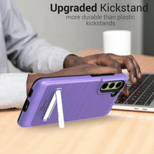 Load image into Gallery viewer, Samsung Galaxy S21 FE Case - Metal Kickstand Hybrid Phone Cover - SleekStand Series
