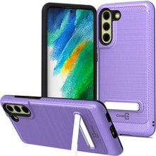 Load image into Gallery viewer, Samsung Galaxy S21 FE Case - Metal Kickstand Hybrid Phone Cover - SleekStand Series