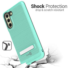 Load image into Gallery viewer, Samsung Galaxy S21 FE Case - Metal Kickstand Hybrid Phone Cover - SleekStand Series