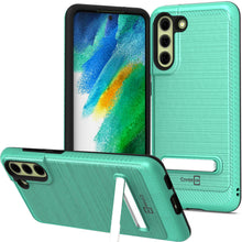 Load image into Gallery viewer, Samsung Galaxy S21 FE Case - Metal Kickstand Hybrid Phone Cover - SleekStand Series