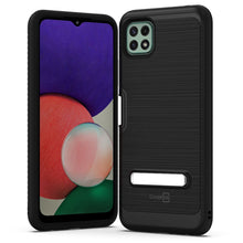 Load image into Gallery viewer, Samsung Galaxy A22 5G Case - Metal Kickstand Hybrid Phone Cover - SleekStand Series