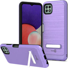 Load image into Gallery viewer, Samsung Galaxy A22 5G Case - Metal Kickstand Hybrid Phone Cover - SleekStand Series