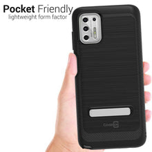 Load image into Gallery viewer, Motorola Moto G Stylus 5G Case - Metal Kickstand Hybrid Phone Cover - SleekStand Series