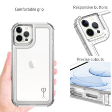 Load image into Gallery viewer, Apple iPhone 13 Pro Clear Case - Full Body Tough Military Grade Shockproof Phone Cover