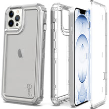 Load image into Gallery viewer, Apple iPhone 13 Pro Clear Case - Full Body Tough Military Grade Shockproof Phone Cover