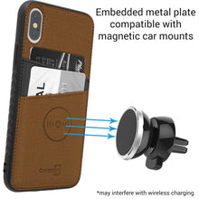 Load image into Gallery viewer, iPhone XS Max Card Case - Credit Card Holder and Magnetic Car Mount Compatbile Phone Cover - EDC Series