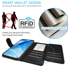 Load image into Gallery viewer, OnePlus Nord N200 5G Wallet Case - RFID Blocking Leather Folio Phone Pouch - CarryALL Series