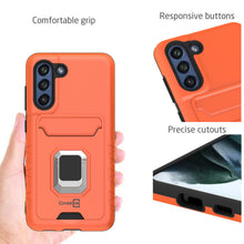 Load image into Gallery viewer, Samsung Galaxy S21 FE Case with Metal Ring - Card Series
