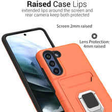 Load image into Gallery viewer, Samsung Galaxy S21 FE Case with Metal Ring - Card Series