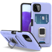 Load image into Gallery viewer, Samsung Galaxy A22 5G Case with Metal Ring - Card Series