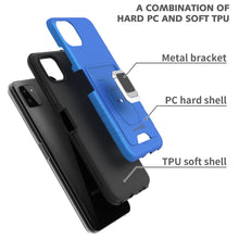 Load image into Gallery viewer, Samsung Galaxy A22 5G Case with Metal Ring - Card Series
