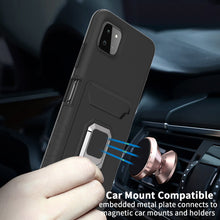 Load image into Gallery viewer, Samsung Galaxy A22 5G Case with Metal Ring - Card Series