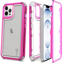Load image into Gallery viewer, Apple iPhone 13 Pro Max Clear Case - Full Body Tough Military Grade Shockproof Phone Cover