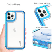 Load image into Gallery viewer, Apple iPhone 13 Pro Max Clear Case - Full Body Tough Military Grade Shockproof Phone Cover