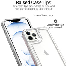 Load image into Gallery viewer, Apple iPhone 13 Pro Max Clear Case - Full Body Tough Military Grade Shockproof Phone Cover