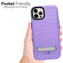 Load image into Gallery viewer, Apple iPhone 13 Pro Case - Metal Kickstand Hybrid Phone Cover - SleekStand Series