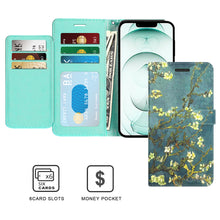 Load image into Gallery viewer, Apple iPhone 13 Wallet Case - RFID Blocking Leather Folio Phone Pouch - CarryALL Series