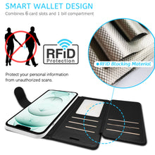 Load image into Gallery viewer, Apple iPhone 13 Wallet Case - RFID Blocking Leather Folio Phone Pouch - CarryALL Series