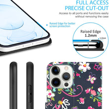 Load image into Gallery viewer, Apple iPhone 13 Pro Max Wallet Case - RFID Blocking Leather Folio Phone Pouch - CarryALL Series