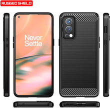 Load image into Gallery viewer, OnePlus Nord 2 5G Slim Soft Flexible Carbon Fiber Brush Metal Style TPU Case