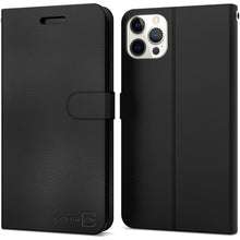 Load image into Gallery viewer, Apple iPhone 13 Pro Wallet Case - RFID Blocking Leather Folio Phone Pouch - CarryALL Series