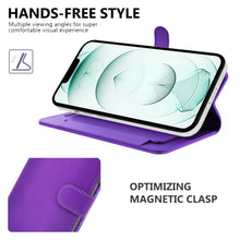 Load image into Gallery viewer, Apple iPhone 13 Mini Wallet Case - RFID Blocking Leather Folio Phone Pouch - CarryALL Series