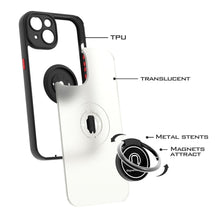 Load image into Gallery viewer, Apple iPhone 14 Plus Ring Case Clear Tinted Back Phone Cover