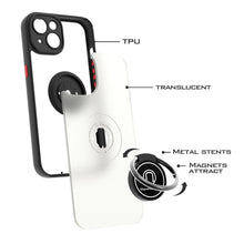 Load image into Gallery viewer, Apple iPhone 14 Ring Case Clear Tinted Back Phone Cover