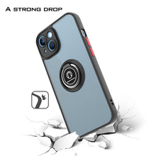 Load image into Gallery viewer, Apple iPhone 14 Ring Case Clear Tinted Back Phone Cover